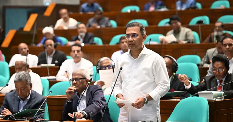 জাতীয় সংসদে বক্তব্য রাখছেন প্রধানমন্ত্রী